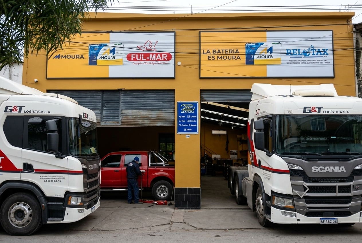 Taller de camiones RELOTAX en Jujuy